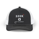 "Seek Alpha" Snapback Trucker Cap