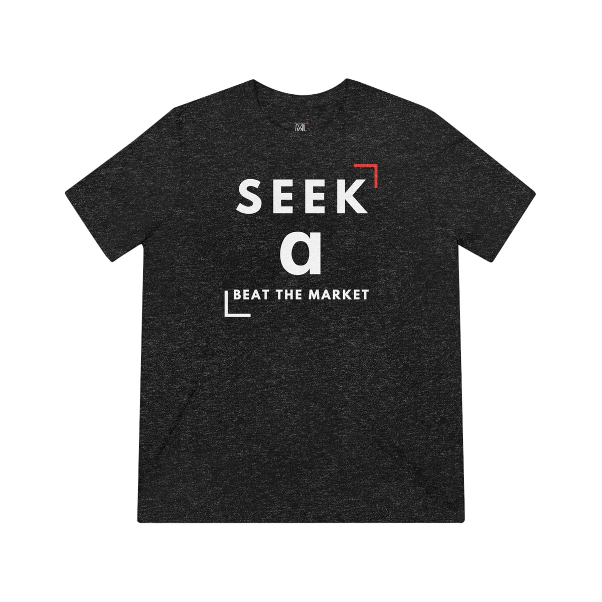 "Seek Alpha" Unisex Triblend Tee