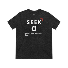 "Seek Alpha" Unisex Triblend Tee