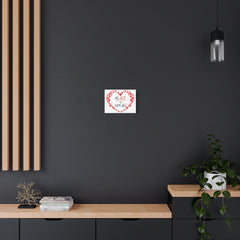 “AI Love 100% Real” Matte Canvas, Stretched, 1.25"