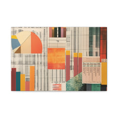 "Profit & Time" Canvas Art Print, Matte Stretched 1 25"