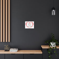 “AI Love 100% Real” Matte Canvas, Stretched, 1.25"