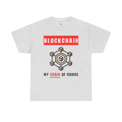 "Blockchain my chain" Unisex Heavy Cotton Tee