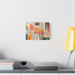 "Profit & Time" Canvas Art Print, Matte Stretched 1 25"