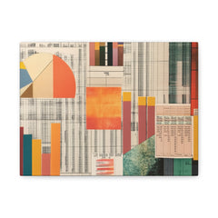 "Profit & Time" Canvas Art Print, Matte Stretched 1 25"