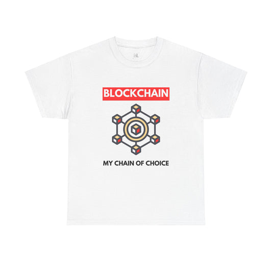 "Blockchain my chain" Unisex Heavy Cotton Tee