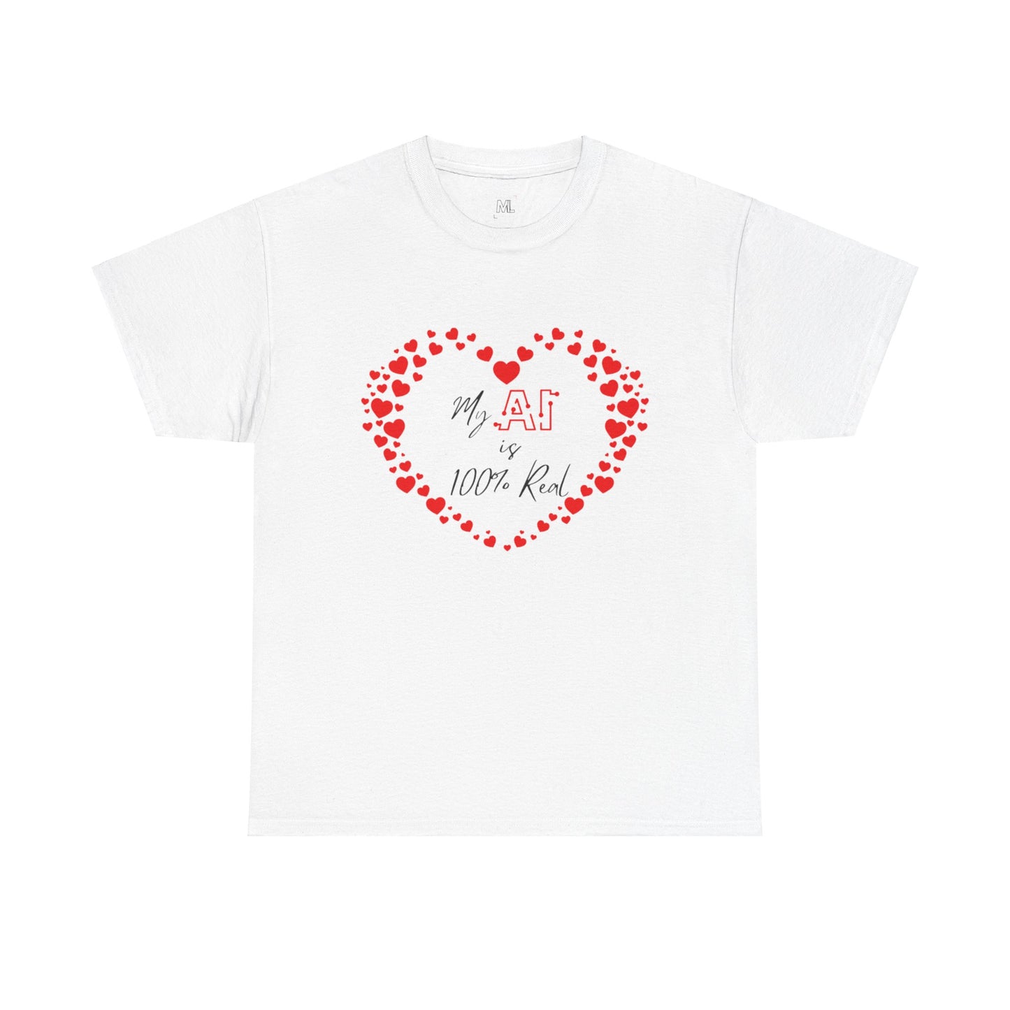 "AI Love" Unisex Heavy Cotton Tee