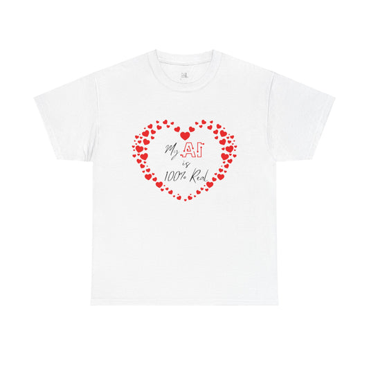 "AI Love" Unisex Heavy Cotton Tee