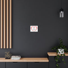 “AI Love 100% Real” Matte Canvas, Stretched, 1.25"