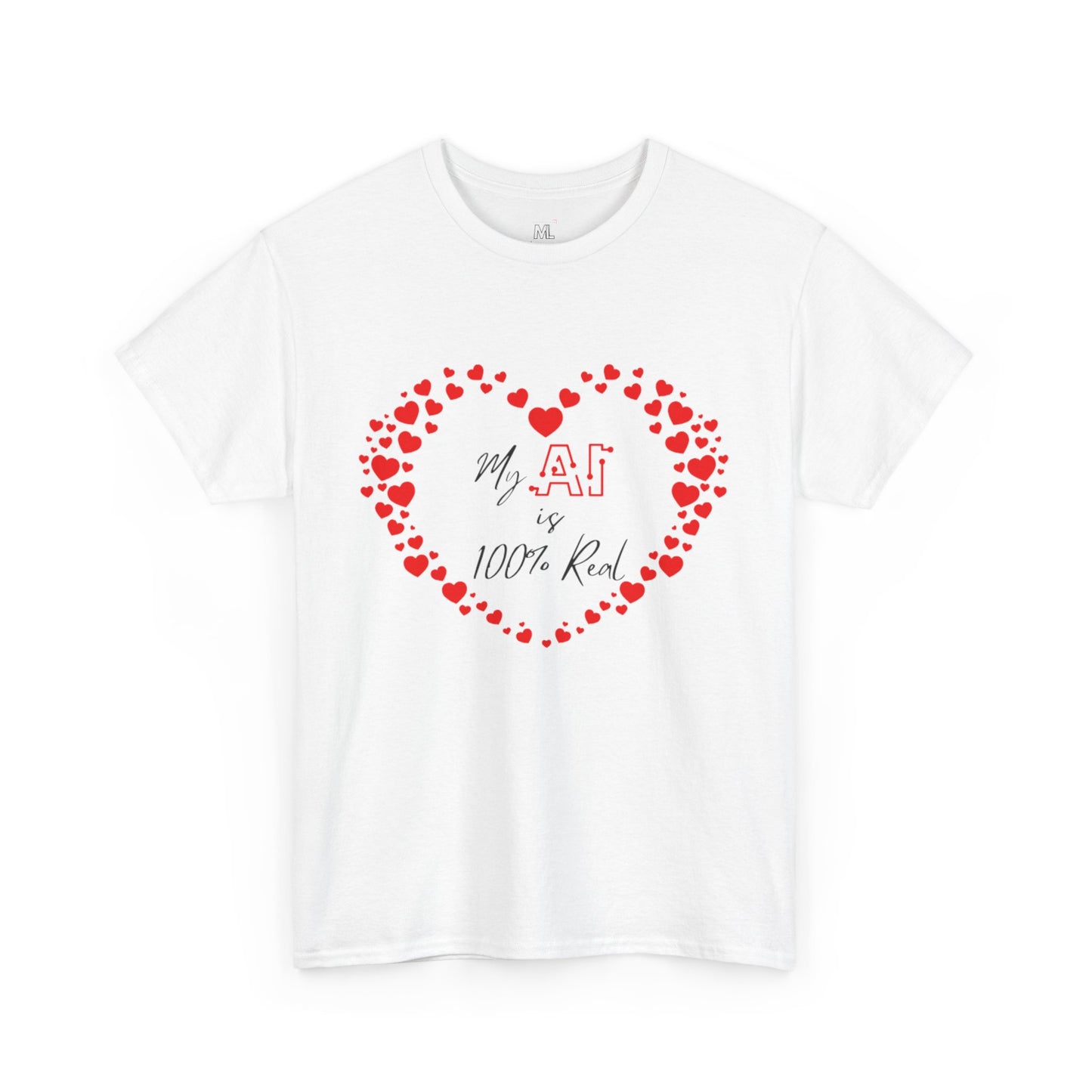 "AI Love" Unisex Heavy Cotton Tee